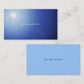 Mond-Licht-Visitenkarten Visitenkarte (Vorne/Hinten)