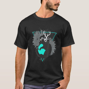 Mond Luna Katze Gothic Gruselig T-Shirt