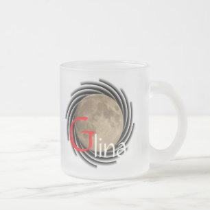 Mond, Lune, Luna, Glina, Moon Tasse