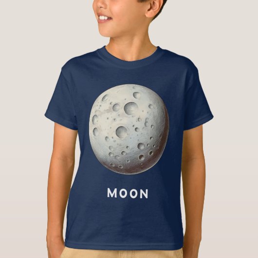 Mond / Lune - T - Shirt des T-Shirts Classic Plane (Vorderseite)