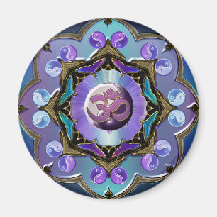 Mond-Mandala-Veränderung Magnet