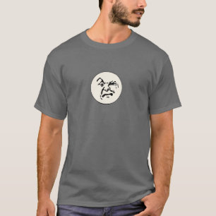 Mond-Mann - sinnloser Mist - dunkler T - Shirt