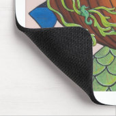 Mond-Meerjungfrau Mousepad (Ecke)