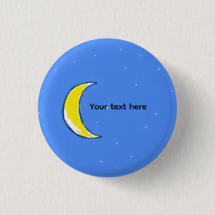 Mond – Minimalistisches lunares individuelles Text Button