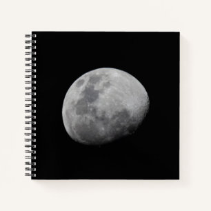Mond mit schwarzem Himmel   Sambia, Süd-Luangwa Notizblock