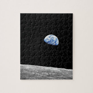 Mond-Mondbahn-Foto der NASAs Apollo 8 Earthrise Puzzle