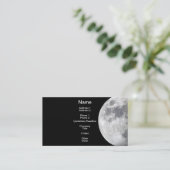 MOND Mondthema Visitenkarte (Stehend Vorderseite)
