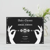 Mond-Mystische Handtuchdusche Einladung (Stehend Vorderseite)