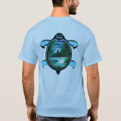 Mond-" Na Pali "Na Pali Küste T-Shirt (Rückseite)