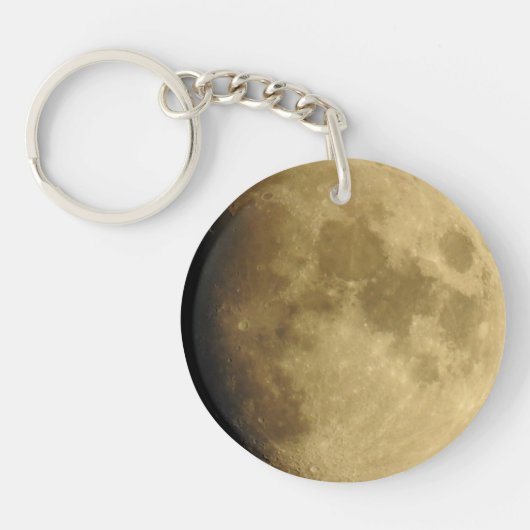 Mond Nah hoch, Mondphasen Schlüsselanhänger (Vorderseite)