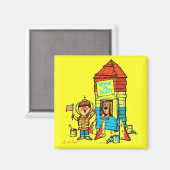 Mond oder Bust! Magnet (Vorderseite/Rückseite)