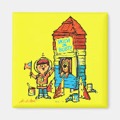 Mond oder Bust! Magnet (Vorne)