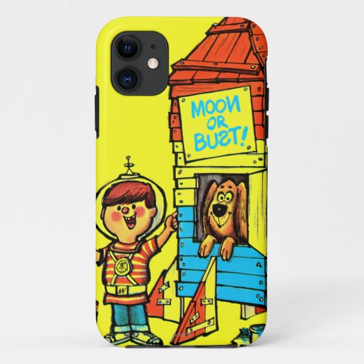 Mond oder Fehlschlag! Case-Mate iPhone Hülle (Rückseite)