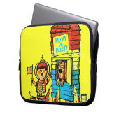 Mond oder Fehlschlag! Laptopschutzhülle (Vorderseite Links)