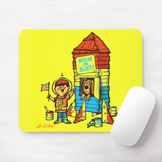 Mond oder Fehlschlag! Mousepad (Mit Mouse)