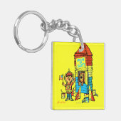 Mond oder Fehlschlag! Schlüsselanhänger (Vorderseite links)