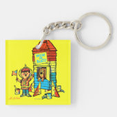 Mond oder Fehlschlag! Schlüsselanhänger (Rückseite)