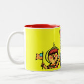 Mond oder Fehlschlag! Zweifarbige Tasse (Links)