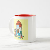 Mond oder nichts! zweifarbige tasse (Vorderseite Links)