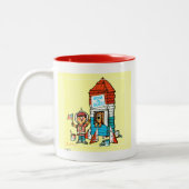 Mond oder nichts! zweifarbige tasse (Links)
