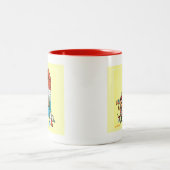 Mond oder nichts! zweifarbige tasse (Mittel)