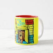 Mond oder nichts! zweifarbige tasse (VorderseiteRechts)