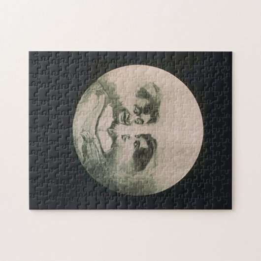 Mond-optische Täuschung - so Spaß Puzzle (Horizontal)