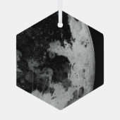 Mond Ornament Aus Glas (Rückseite)