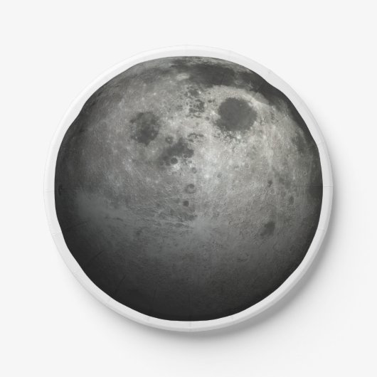 Mond Pappteller (Vorderseite)
