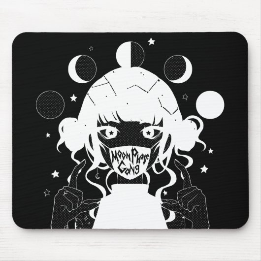 MOND-PHASEN-GRUPPE Mousepad (Vorne)