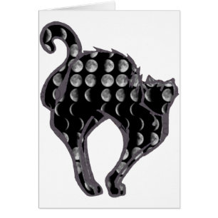 Mond-Phasen-Miezekatze