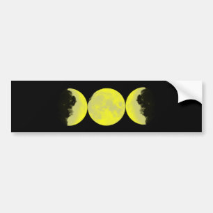 Mond Phasen moon phases Autoaufkleber