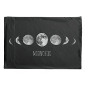 Mond-Phasen * Moonchild Kissenbezug (Rückseite)