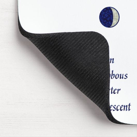 Mond-Phasen Mousepad (Ecke)