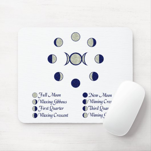 Mond-Phasen Mousepad (Mit Mouse)
