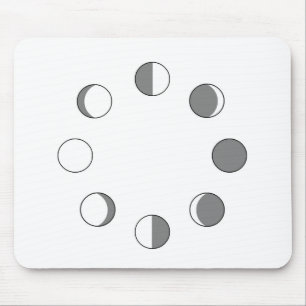 MOND-PHASEN MOUSEPAD
