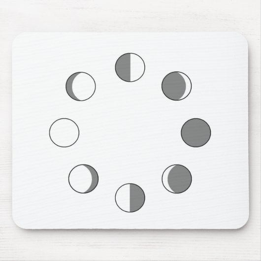 MOND-PHASEN MOUSEPAD (Vorne)
