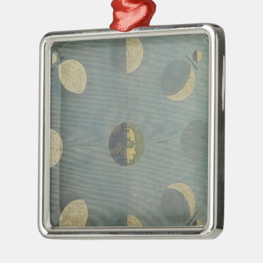Mond-Phasen Ornament Aus Metall (Links)
