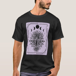 Mond Phases Tarot Card Mystical Cards okkultisiere T-Shirt