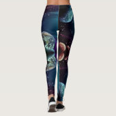 Mond-, Planeten-und Stern-Leggings Leggings (Rückseite)