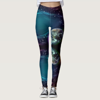 Mond-, Planeten-und Stern-Leggings Leggings