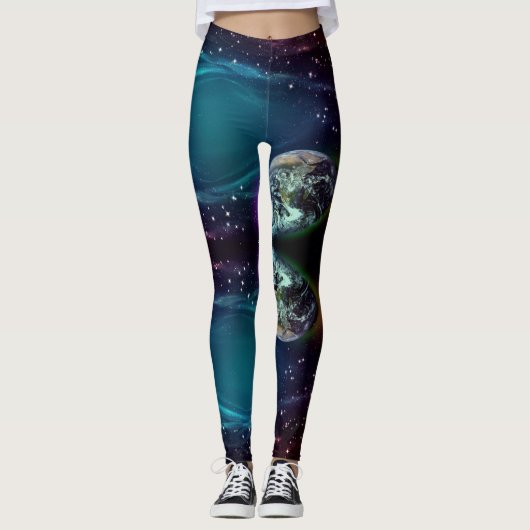 Mond-, Planeten-und Stern-Leggings Leggings (Vorderseite)