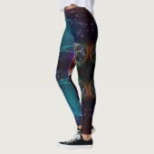 Mond-, Planeten-und Stern-Leggings Leggings (Links)
