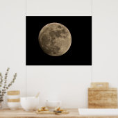 Mond Poster (Küche)