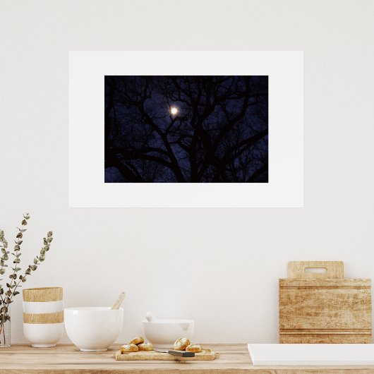 Mond Poster (Küche)