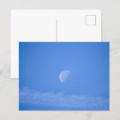 Mond Postkarte (Vorne/Hinten)