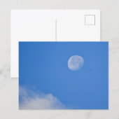 Mond Postkarte (Vorne/Hinten)