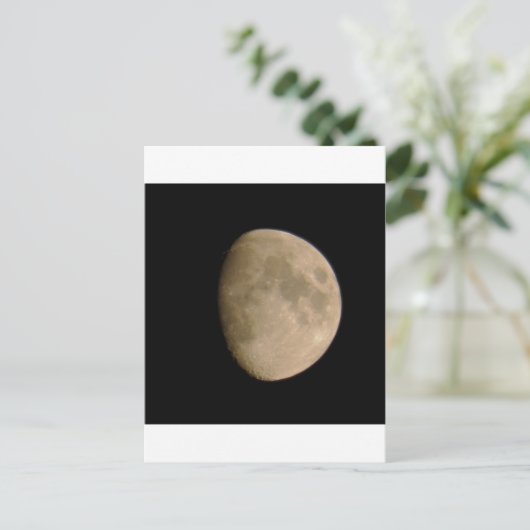 Mond Postkarte (Stehend Vorderseite)