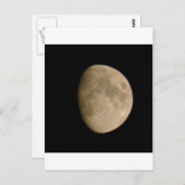 Mond Postkarte (Vorne/Hinten)