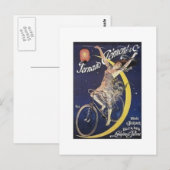 Mond Postkarte (Vorne/Hinten)
